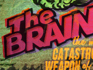 POSTER + CARD: The Brain